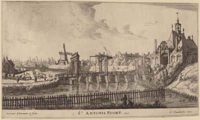 St. Antonis Tor von Reinier Nooms, called Zeeman