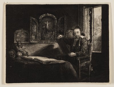 Abraham Francen, Apotheker, ca. 1657 von Rembrandt Harmensz. van Rijn