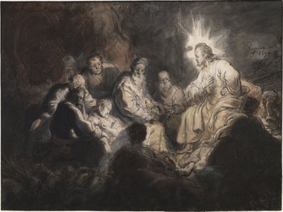 Christus und seine Jünger im Garten Gethsemane von Rembrandt Harmensz. van Rijn