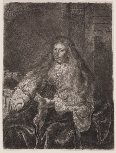 Mädchen mit langem Haar auf den Schultern, oder 
