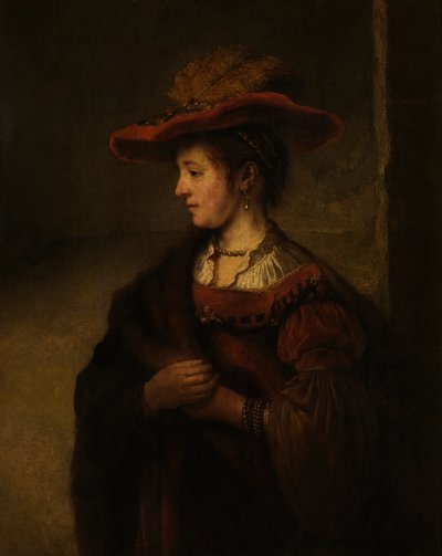Porträt von Saskia van Uylenburgh von Rembrandt Harmensz. van Rijn