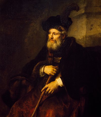 Porträt eines alten Mannes von Rembrandt Harmensz. van Rijn