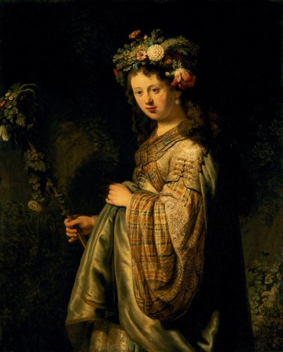 Saskia als Flora von Rembrandt van Rijn