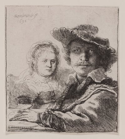 Selbstporträt mit Saskia von Rembrandt van Rijn