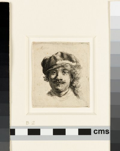Selbstporträt mit weicher Mütze, ca. 1634 von Rembrandt van Rijn