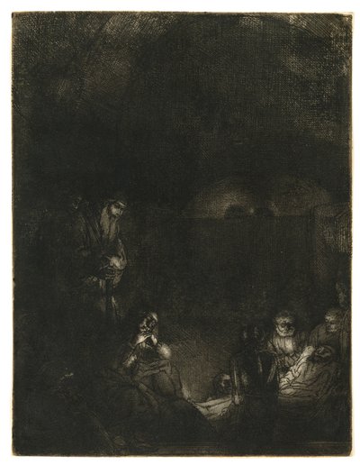 Die Grablegung, ca. 1654 von Rembrandt Harmensz. van Rijn
