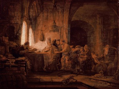 Das Gleichnis von den Arbeitern im Weinberg von Rembrandt van Rijn