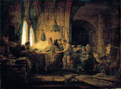 Das Gleichnis von den Arbeitern im Weinberg - 1637 von Rembrandt van Rijn
