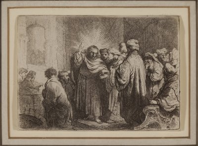 Das Zinsgroschen, ca. 1635 von Rembrandt van Rijn