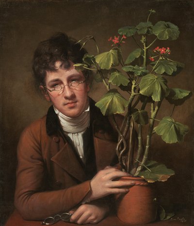 Rubens Peale mit einem Geranium, 1801 von Rembrandt Peale