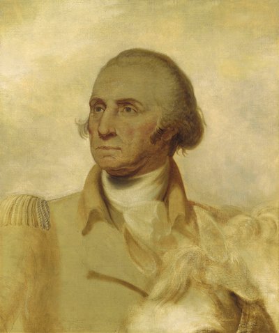 Skizze für ein Porträt von George Washington von Rembrandt Peale