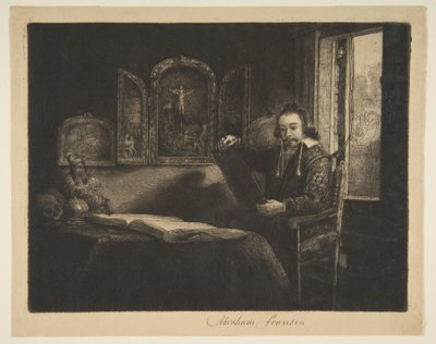 Abraham Francen, Apotheker von Rembrandt van Rijn