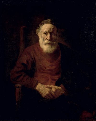 Ein alter Mann in Rot von Rembrandt van Rijn
