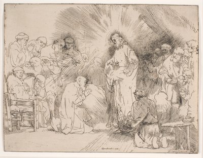 Christus erscheint den Aposteln von Rembrandt van Rijn