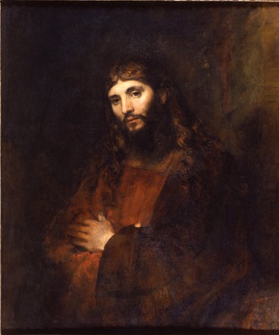 Christus mit verschränkten Armen, 1656-1661 von Rembrandt van Rijn