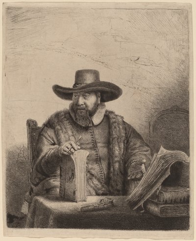 Cornelis Claesz Anslo von Rembrandt van Rijn
