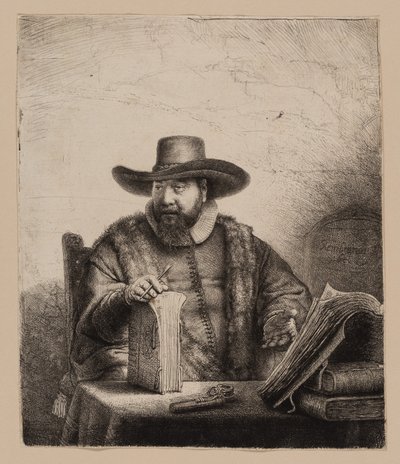 Cornelis Claesz. Anslo, Prediger von Rembrandt van Rijn