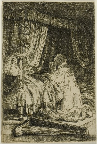David im Gebet von Rembrandt van Rijn