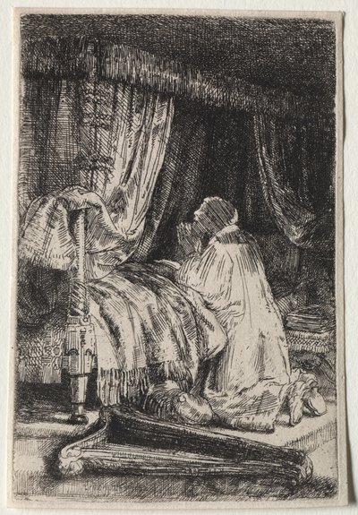 David im Gebet, 1652 von Rembrandt van Rijn
