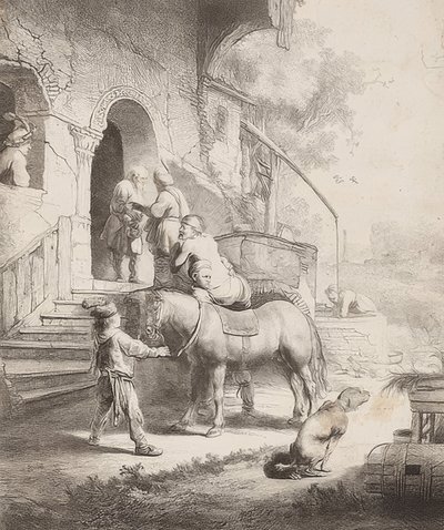 Der barmherzige Samariter von Rembrandt van Rijn