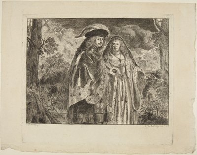 Der sogenannte Mann mit der weißen Feder von Rembrandt van Rijn