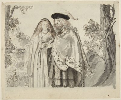 Genannt der Mann mit der weißen Feder von Rembrandt van Rijn