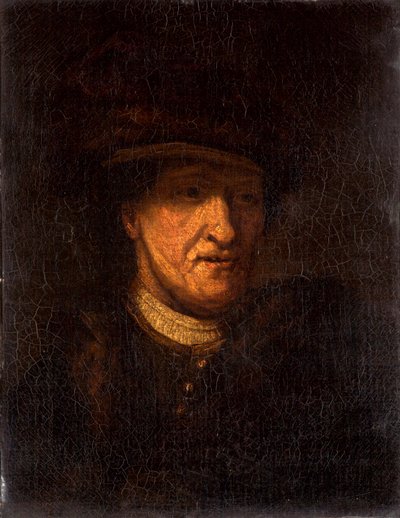 Kopf eines Mannes, c.1825 von Rembrandt van Rijn