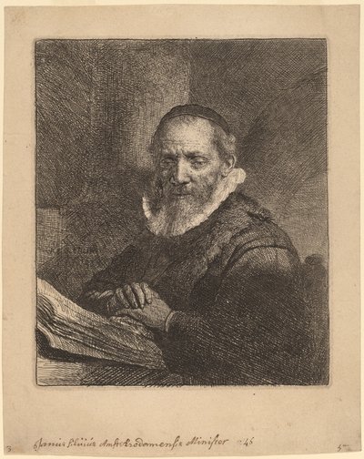Jan Cornelisz. Sylvius von Rembrandt van Rijn