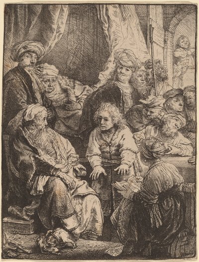 Joseph erzählt seine Träume von Rembrandt van Rijn