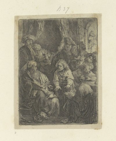 Josef erzählt seine Träume von Rembrandt van Rijn