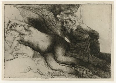 Jupiter und Antiope von Rembrandt van Rijn