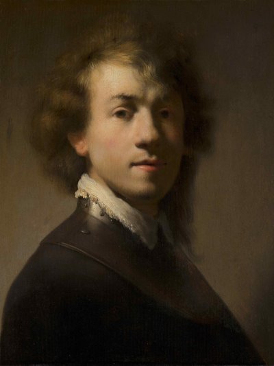 Porträt von Rembrandt mit einem Harnisch, ca. 1629 von Rembrandt van Rijn