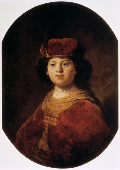 Porträt eines Jungen, 17. Jahrhundert von Rembrandt van Rijn