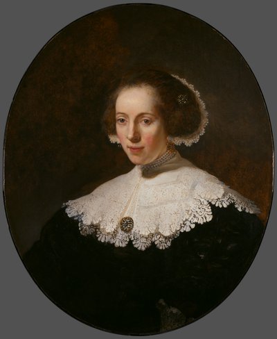 Porträt einer Frau, ca. 1632-35 von Rembrandt van Rijn