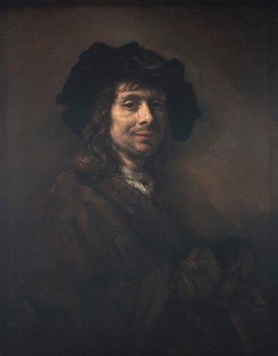 Porträt eines jungen Mannes (vielleicht ein Künstler) von Rembrandt van Rijn