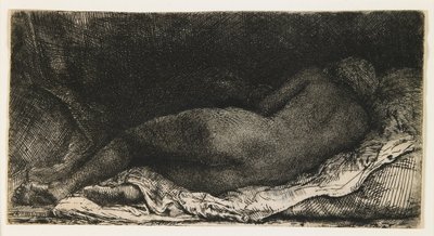 Liegende Frau von Rembrandt van Rijn