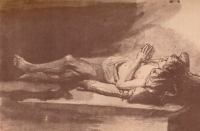 Rembrandt - Studie eines liegenden Modells, 1903 von Rembrandt van Rijn
