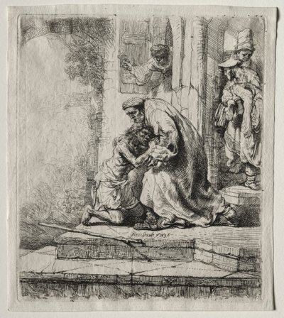 Die Rückkehr des verlorenen Sohnes von Rembrandt van Rijn