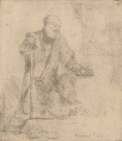 Der heilige Petrus in Reue von Rembrandt van Rijn