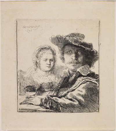 Selbstporträt mit Saskia von Rembrandt van Rijn