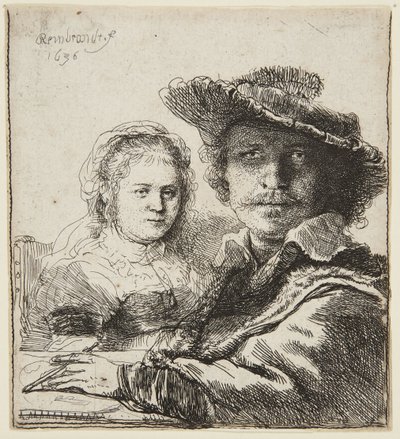 Selbstporträt mit Saskia von Rembrandt van Rijn