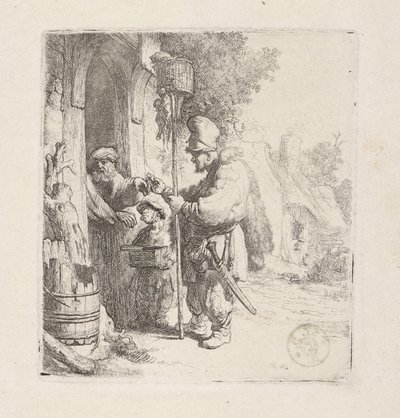 Der Rattengiftverkäufer (Rattenfänger) von Rembrandt van Rijn