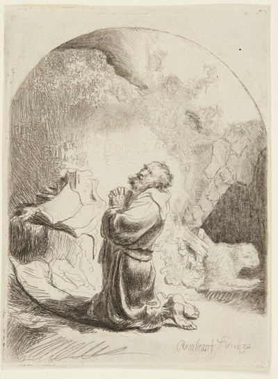 Der betende Heilige Hieronymus von Rembrandt van Rijn