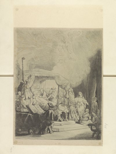 Sterbebett von Maria von Rembrandt van Rijn