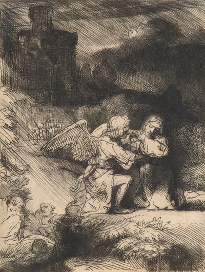Die Agonie im Garten, ca. 1657 von Rembrandt van Rijn