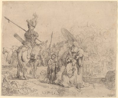 Die Taufe des Eunuchen von Rembrandt van Rijn