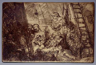 Die Beschneidung im Stall von Rembrandt van Rijn