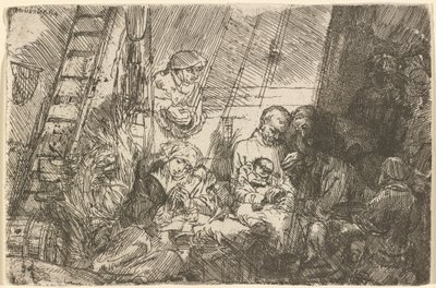 Die Beschneidung im Stall von Rembrandt van Rijn