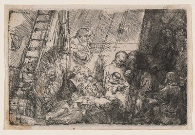 Die Beschneidung im Stall von Rembrandt van Rijn