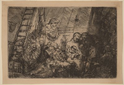 Die Beschneidung im Stall von Rembrandt van Rijn